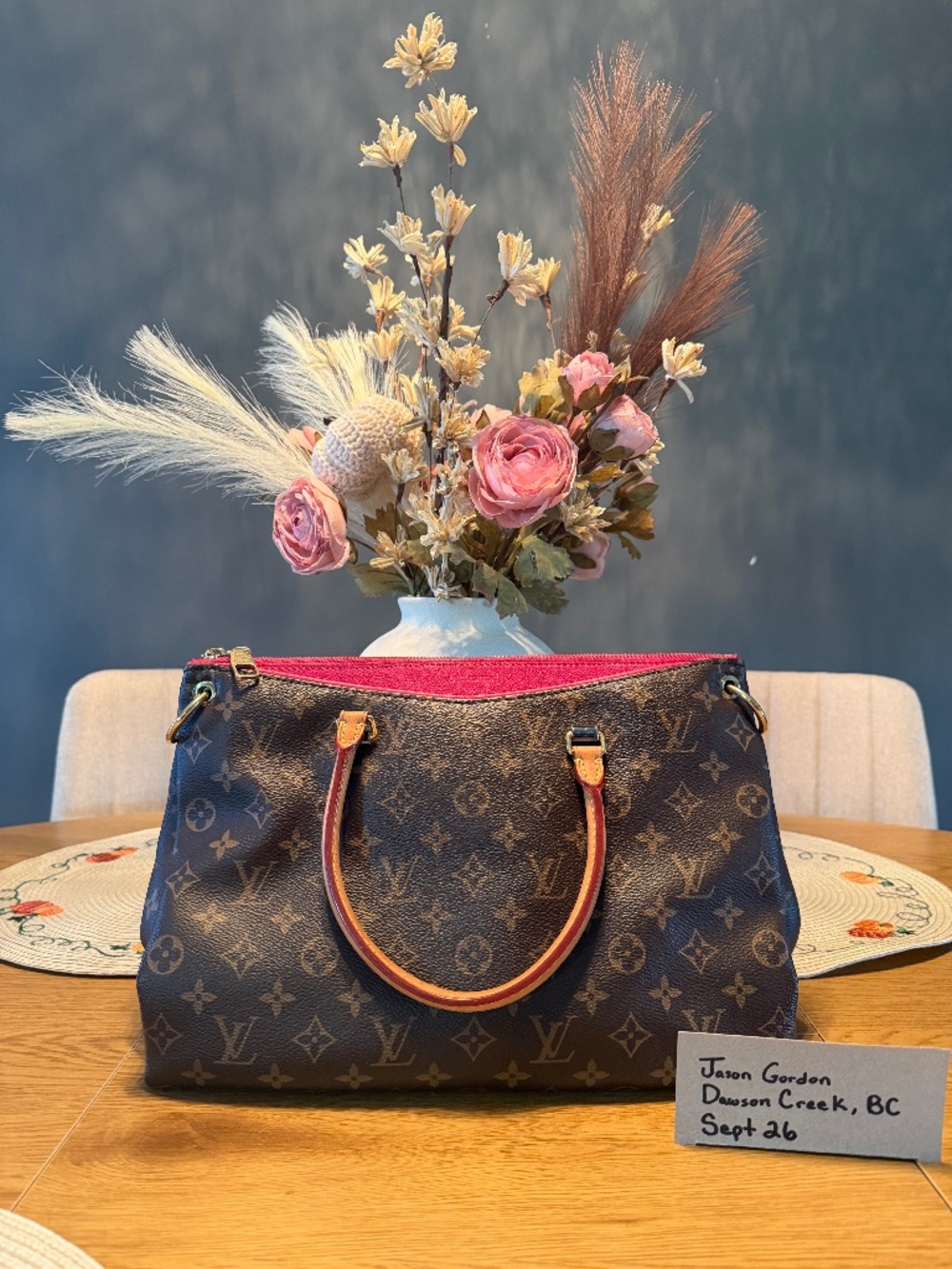 Louis Vuitton Monogram Pallas Handbag
